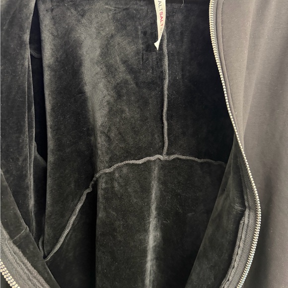 SALT Black Zip-Up Hi Low Hoodie Size Small - Picture 4 of 7